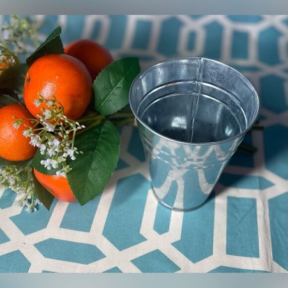 5 Gift Buckets Pails Gift Basket Handle Various Sizes & Shapes Arts & Crafts - Picture 8 of 12